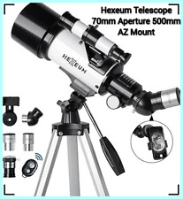 Hexeum Telescope for Kids & Adults 70mm Aperture 500mm AZ Mount ⭐⭐ picture