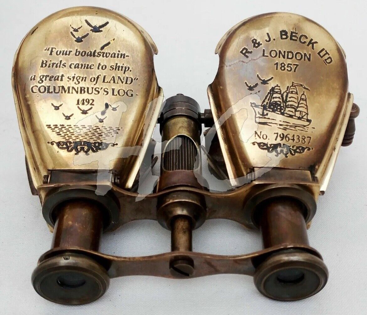 Brass Binocular Gift Monocular Antique Vintage Nautical Telescope Maritime
