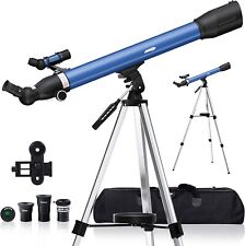 60MM Lens Telescope 16X-234X W/ Phone Holder Carry Bag High Tripod Moon Watching picture