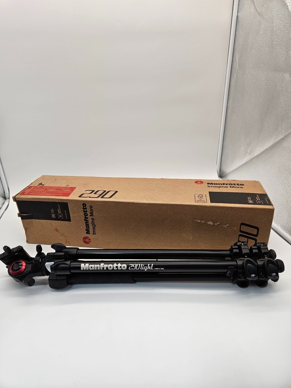 Manfrotto - 290 Tripod with Fluid Video Head - Black [READ]