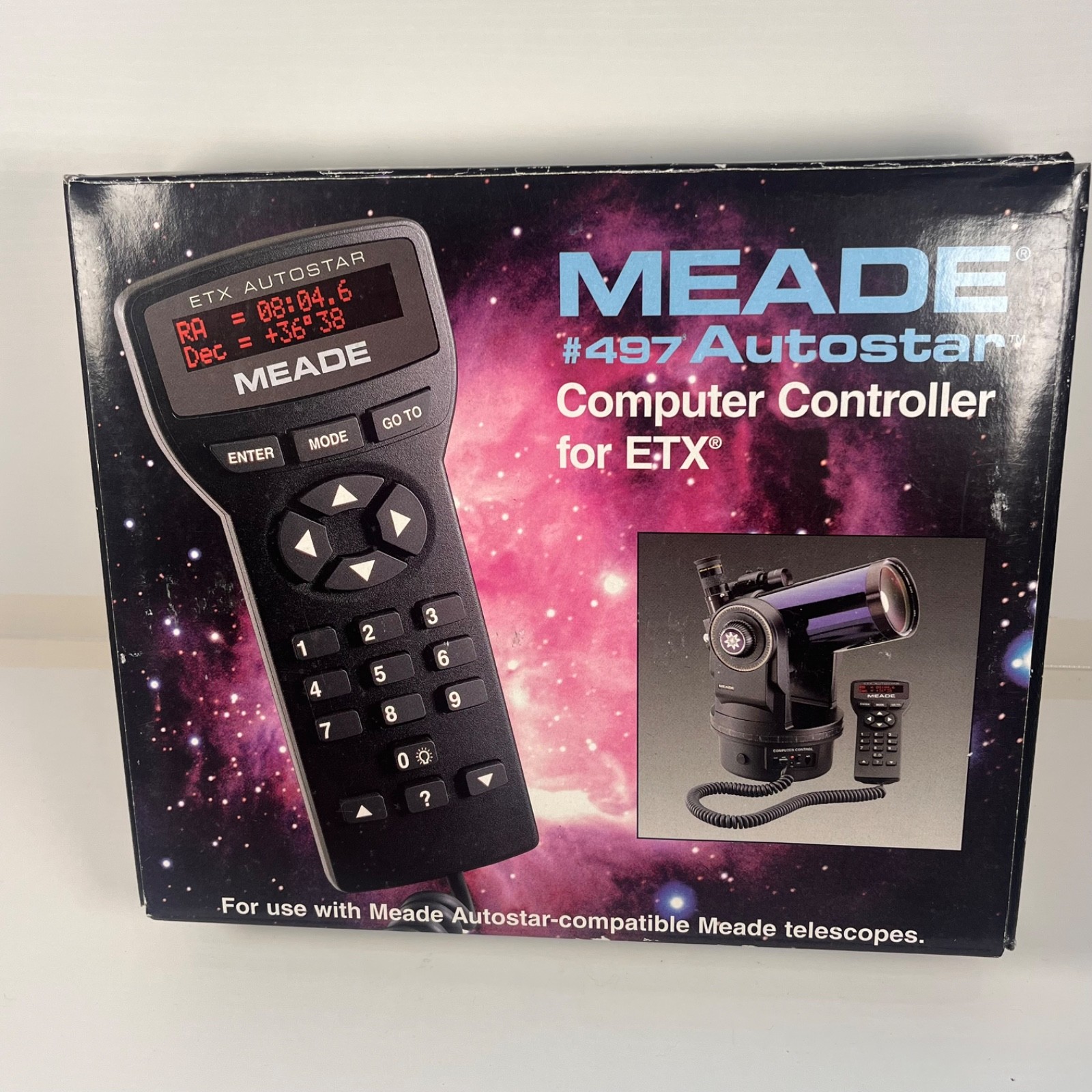 Meade #497 Autostar Controller for ETX Telescope NEW Open Box Complete ...