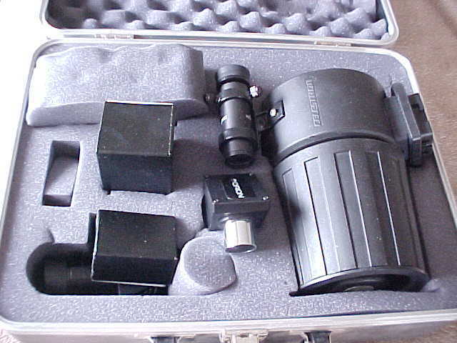 CELESTRON C-90 ARMORED SCOPE AND ACCESSORIES 